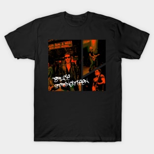 Bruce Springsteen Collage Orange T-Shirt